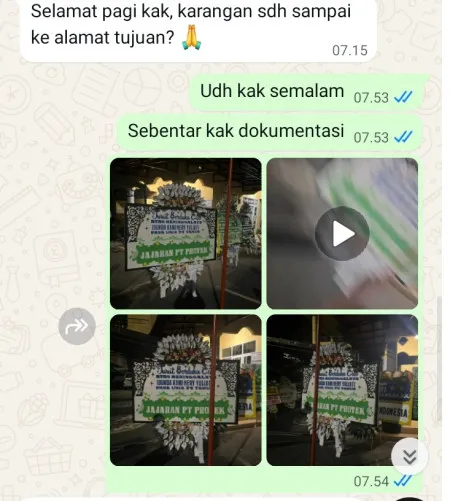 Pengiriman Papan Bunga Selamat Sempulur Karanggede